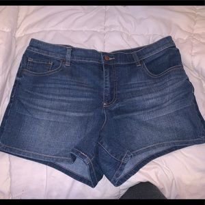 Ny&company denim shorts, size 14! Like new!
